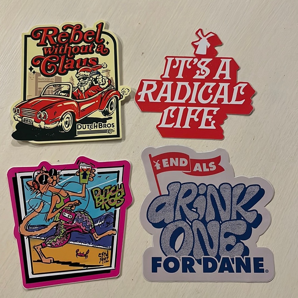 Dutch bros stickers